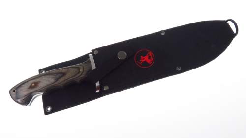 Rr1022 Rough Rider Cuchillo Bowie Filo Liso Enterizo C/fnda