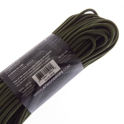 RG023H ROLLO PARACHUTE CORD PARACORD VERDE OLIVO