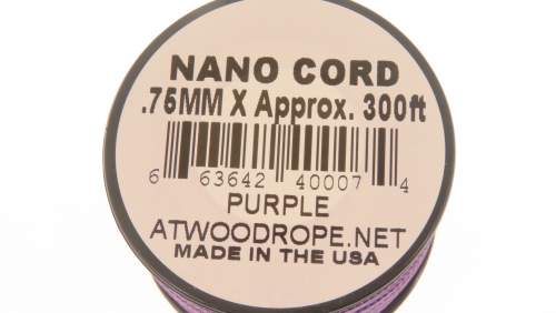 Rg1108 Rollo Parachute Cord Paracord Nano Cord Morado
