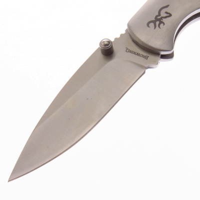 Br0369 Browning Navaja Lockback Filo Liso C c Madera Pakka