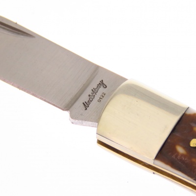 Sch1136000 Schrade Bruin Staglon Navaja H Henry C Seguro