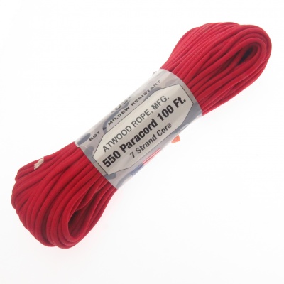 RG1011H ROLLO PARACHUTE CORD PARACORD ROJO