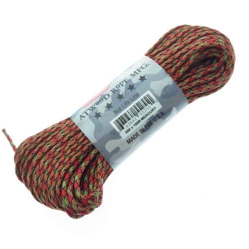 Rg1097h Atwood Rope Rollo Parachute Cord Paracord Mercury