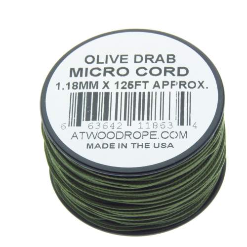 Rg1280 Rollo Parachute Cord Paracord Micro Cord Olivo