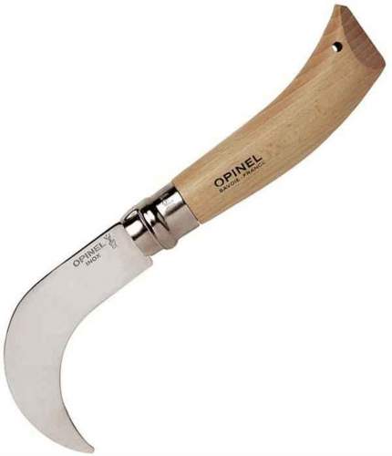 Op13110 Opinel N10 Inox Navaja De Gancho Corte Y Marcaje