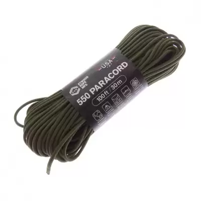 RG023H ROLLO PARACHUTE CORD PARACORD VERDE OLIVO