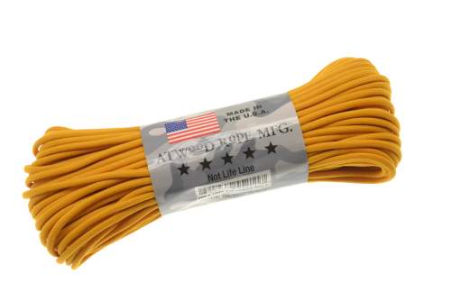RG1118H ROLLO PARACHUTE CORD PARACORD AIR FORCE ORO
