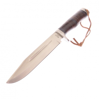 Mr626 Marbles Cuchillo Hunter Filo Liso Con Fda Piel